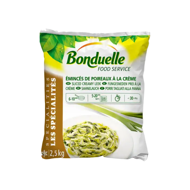 Fijngesneden Prei À La Crème