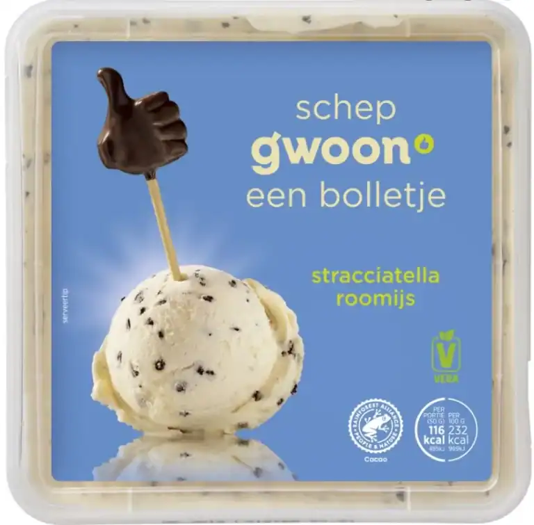 Roomijs Stracciatella 1 Ltr