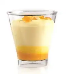 Dessert Kunstofglaasje Mango-Passie