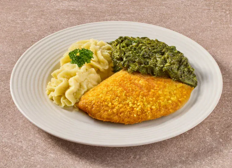 Kip Cordon Bleu Met Spinazie A La Creme