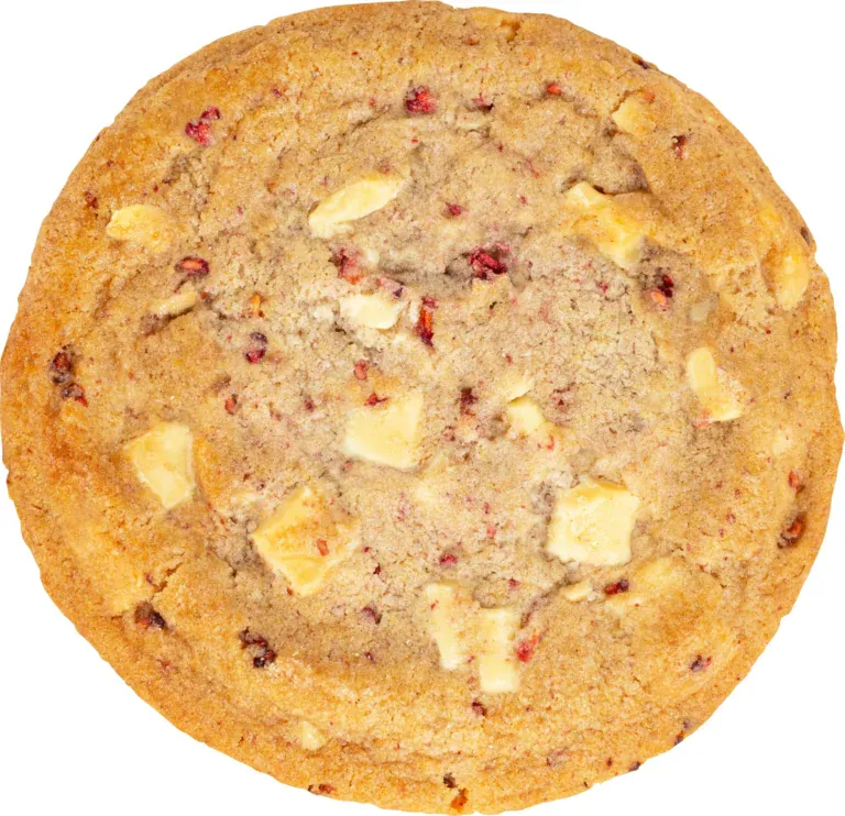 Raspberry White Choc Cookie Puck